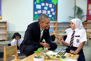 “So, what are your retirement plans, Barack? Um … can I call you Barack?” Nov. 21, 2015White House Photo by Pete Souza